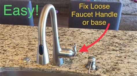 how to tighten a loose moen single handle kitchen faucet handle|How To Tighten A Loose Moen Single Handle Kitchen Faucet